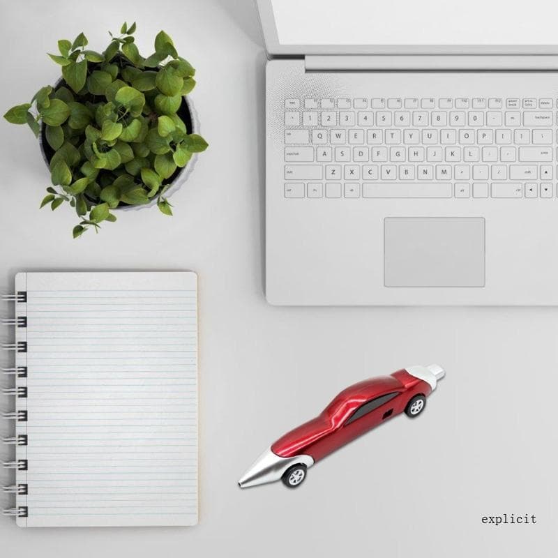 Exp Caneta Formato Carro Brinquedo Realista, Aderência Ergonômica, Escrita, Esferográfica Retrátil