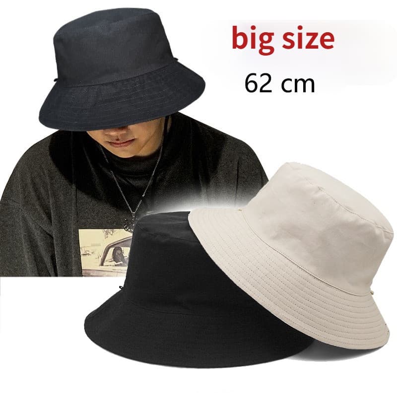Chapéu Bucket de tamanho grande 62 cm, Chapéu de pescador com estampa de folha, Chapéu Panamá feminino para atividades a
