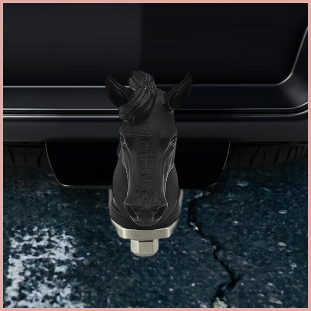 Capa De Bola De Engate À Prova D'água , Forma De Cavalo , Borracha , Reboque , Para Barco , Caravana , RV , SUV , Trator