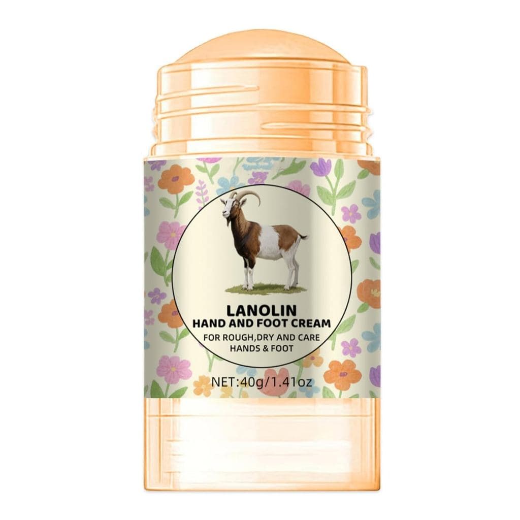 Bálsamo Hidratante para Mãos e Pés com Lanolina, para Pele Seca e Rachada com Aloe Vera, Suaviza Calcanhares, Joelhos e