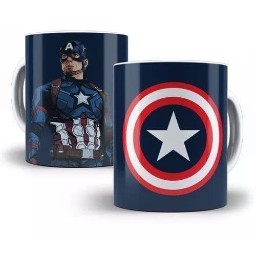 Caneca Capitão América - Modelo 4 Exclusivo