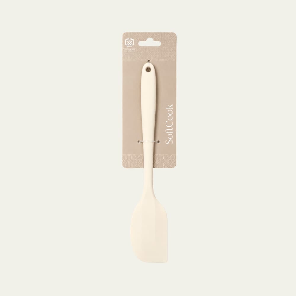 Utensílio de Cozinha Espátula Grande Silicone Creme - Doremi Casa e Decor