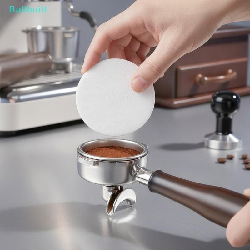 [BLU] Papel De Filtro De Café 100 Unidades De Filtros Descartáveis Seguros Para Alimentos Cafeteira Portátil Italiana Us