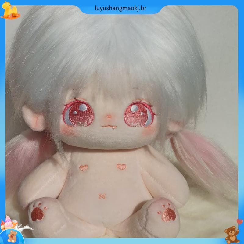 Boneca de algodão genuína Super fofa 20cm Design de destaque pele frita boneca de pelúcia presente de ano novo