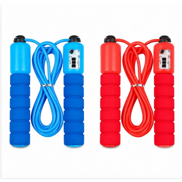 Kit 2 Cordas Pular C/ Contador Digital - Fitness e Cardio, T