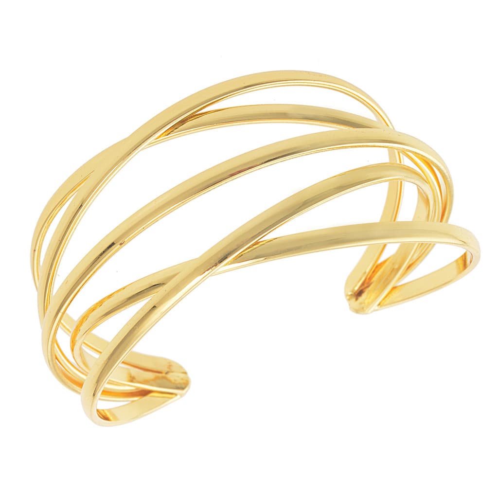 Pulseira Oca Com Punho Aberto , Ajustável , Feminina , Minimalista , Joias Da Moda , Presente
