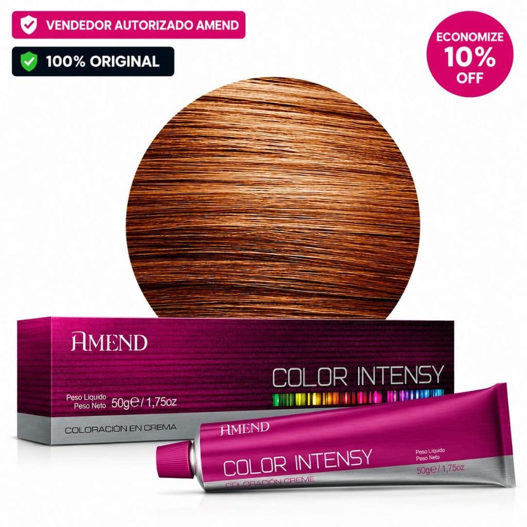 Coloração 8.4 Louro Claro Acobreado Color Intensy Amend 50g