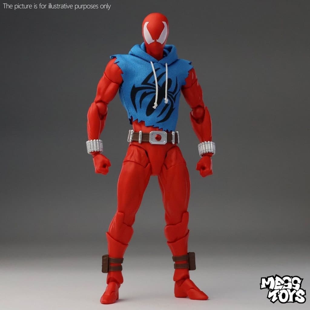 MESS TOYS Capítulo Parker Ultimate Spiderman Preto Vizinho Orangotango Pano Vermelho Sibiose Spiderman Móvel