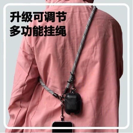 Cordão Crossbody para celular removível de alta qualidade, forte, durável, pode ser transportado, feminino, série de mon