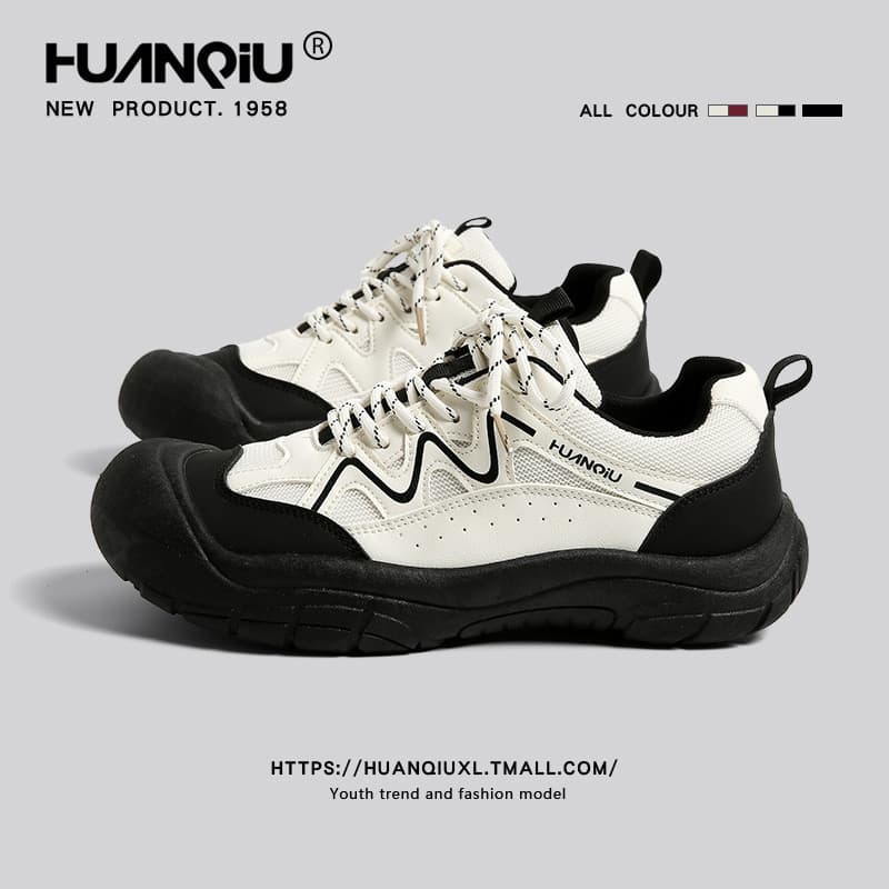 Sapatos esportivos universais masculinos feios bonitos sapatos masculinos 2026 outono inverno novo Casual chique All-Mat