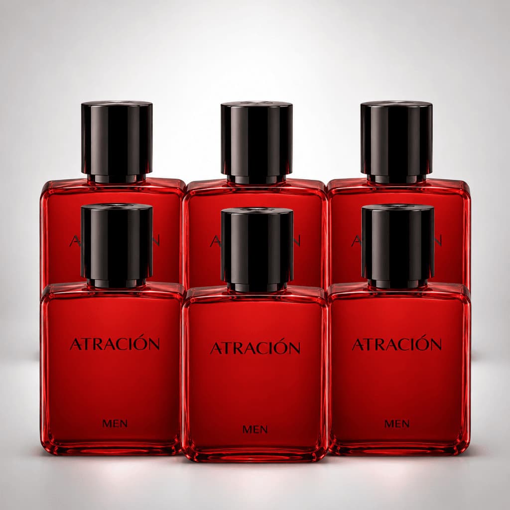Kit 6 Perfumes Masculinos 100ml Fragrância Sedutora Amadeirada Marcante