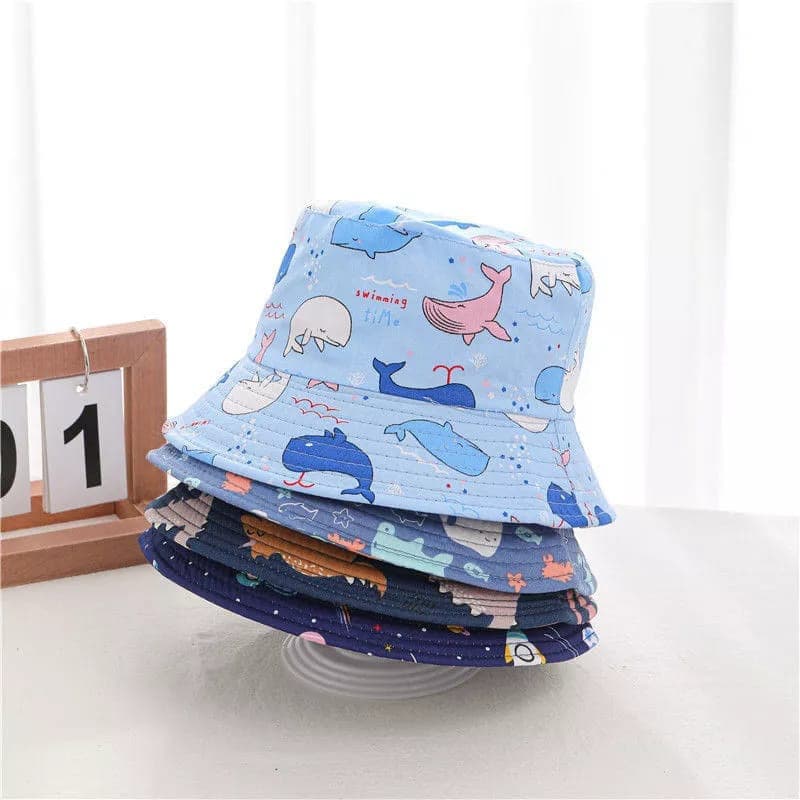 Chapéu tipo Pescador Bucket Hat Infantil Estampas Diversas Crianças de 2 a  4 anos Uniss Ref: YY-3