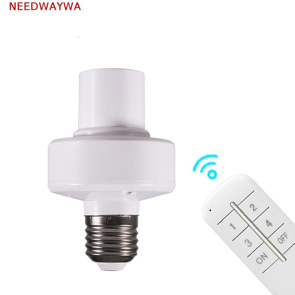 NEEDWAYWA Suporte Da Lâmpada Luzes Led Quarto Sala De Estar Tomada Doméstica Controle Remoto Dispositivo Inteligente