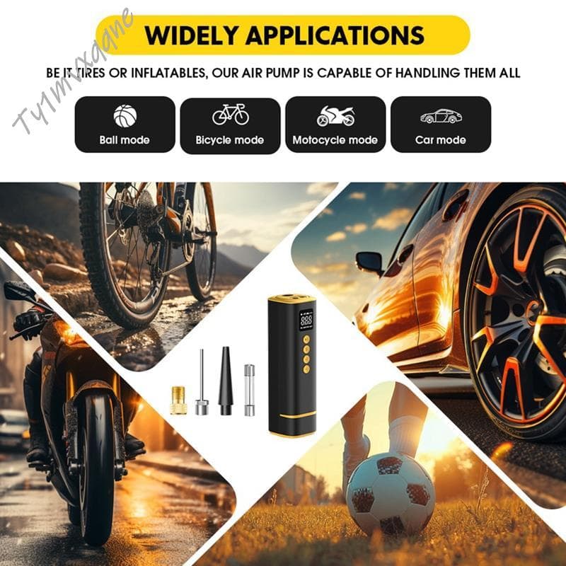Para Carro Motocicleta Bicicleta Pneu Bomba De Ar Mini Compressor Portátil Com Fio Inflator Cabo De Alimentação Estendid