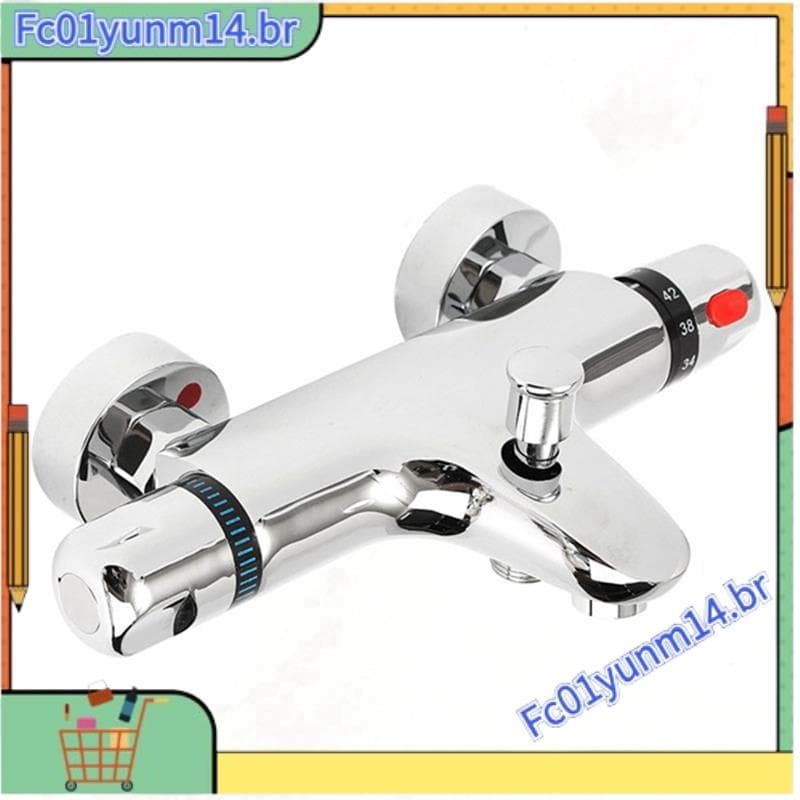 Torneira Misturadora Termostática Para Banheiro , Quente E Fria , Válvula Banheira , Conjunto De Torneiras Termostáticas