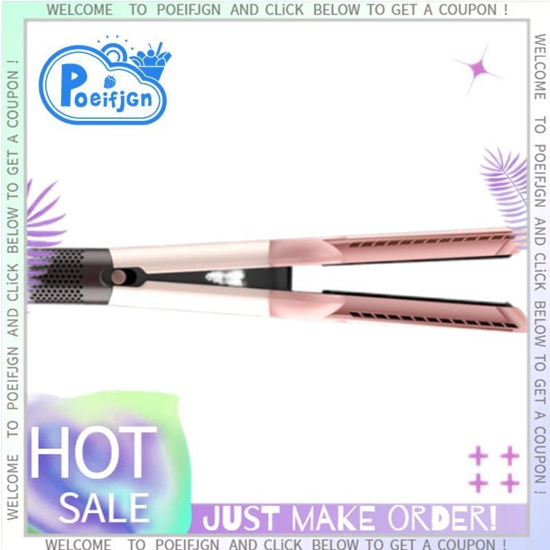 Alisador De Cabelo 2 Em 1 Secador Íon Negativo Fluxo De Ar Alisamento Ferramenta Estilo Hairstrait Secagem Styler B