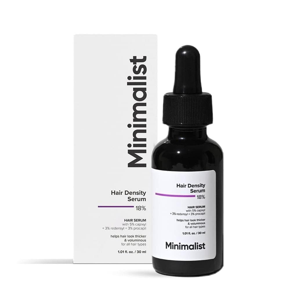 Sérum Minimalista para Densidade Capilar 18% | Sérum para Crescimento Capilar com Procapil, Capixyl, Redensyl, Anagain e