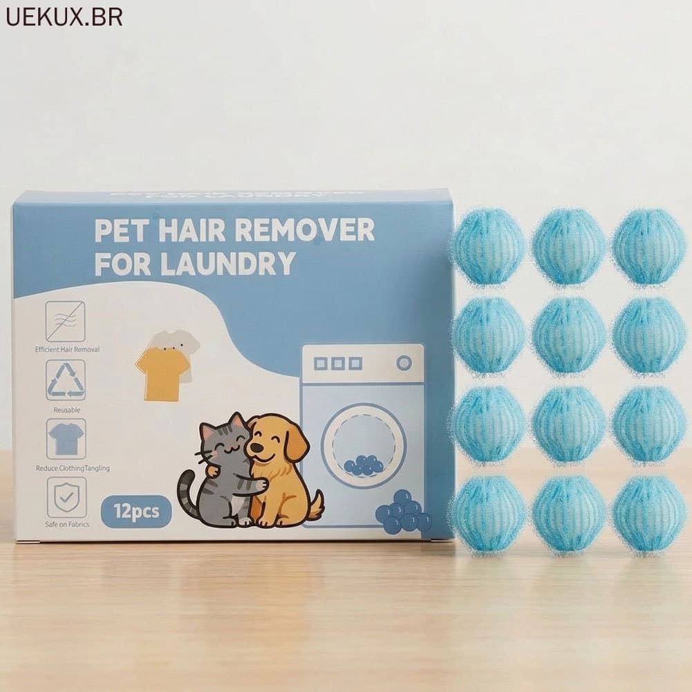 Removedor De Pêlos De Animais De Estimação Para Lavanderia , Coletor De Cabelo Reutilizável , Bolas De Máquina De Lavar
