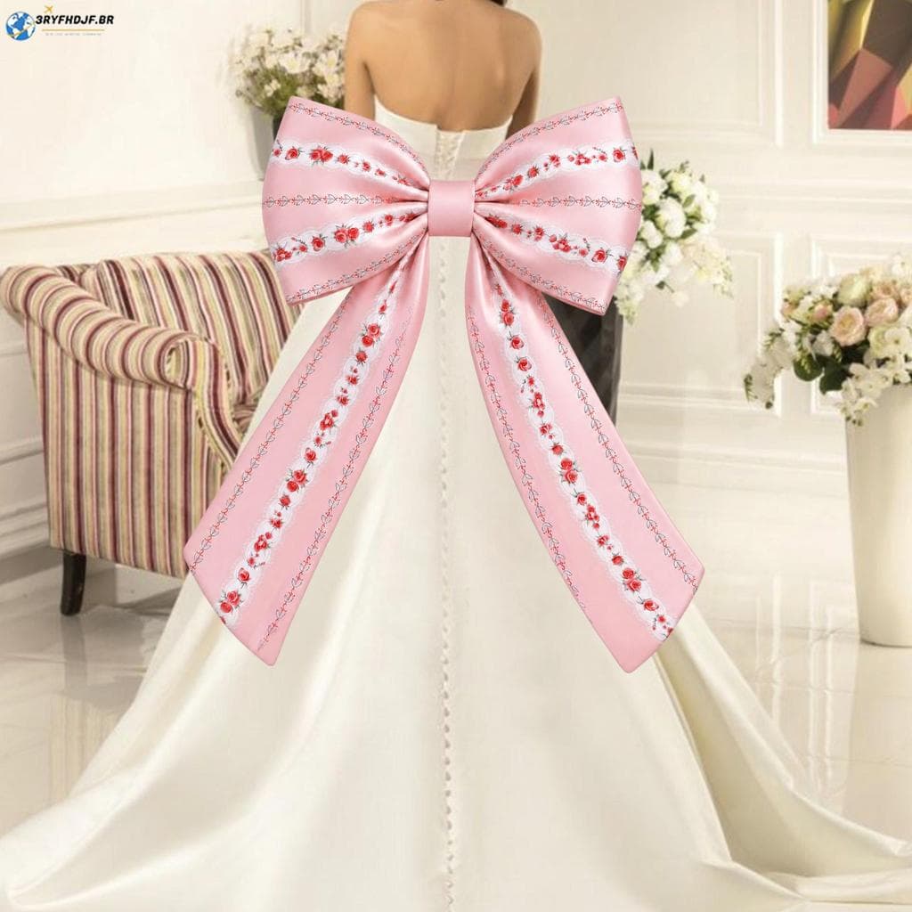 Grande Arco Rosa 43.3x23.6 Polegadas Para Cenário De Festa Coquette SHOPSKC9587