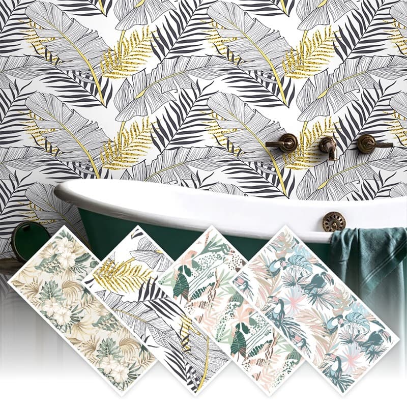 Papel de parede autoadesivo adesivos de parede quarto papel de parede quente à prova dwaterproof água esfregado adesivos