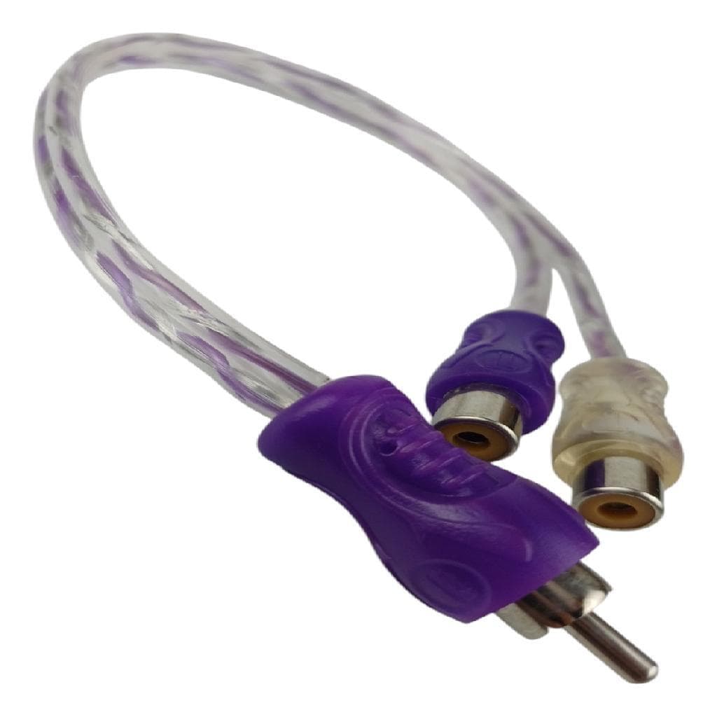 Cabo Y Rca 1 Macho E 2 Fêmeas Dupla Blindagem Injetado 4mm