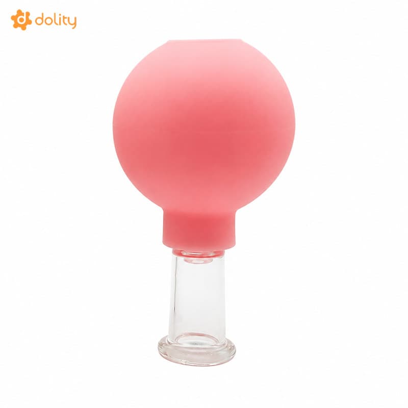 [Acituna] Conjunto De Ventosas Faciais De Silicone , Copos De Massagem Facial Para Cuidados Com A Pele Doméstica , Apert