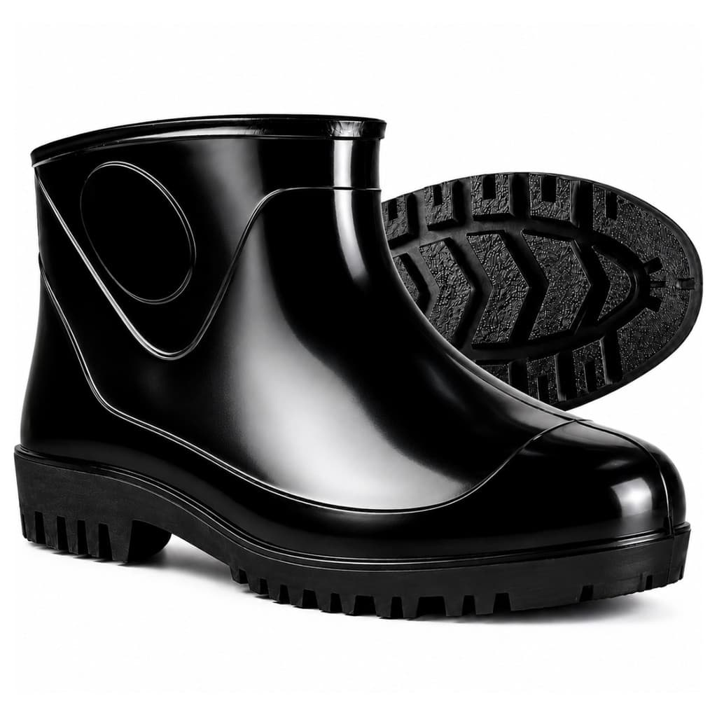Bota Galocha PVC Cano Curto Impermeável EPI Limpeza