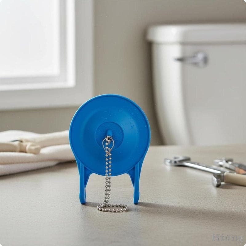[Htong] Válvula De Drenagem De Vaso Sanitário PVC Mecanismo De Descarga À Prova D'água Substituição Acessório De Banheir