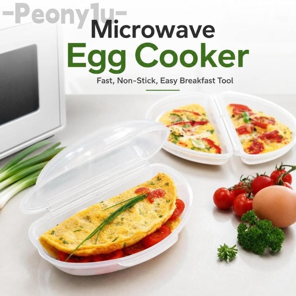 Fabricante De Ovos De Plástico PEONY , Fogão Multifuncional Micro-Ondas Sem BPA , Bandeja Antiaderente Não Tóxica Para C