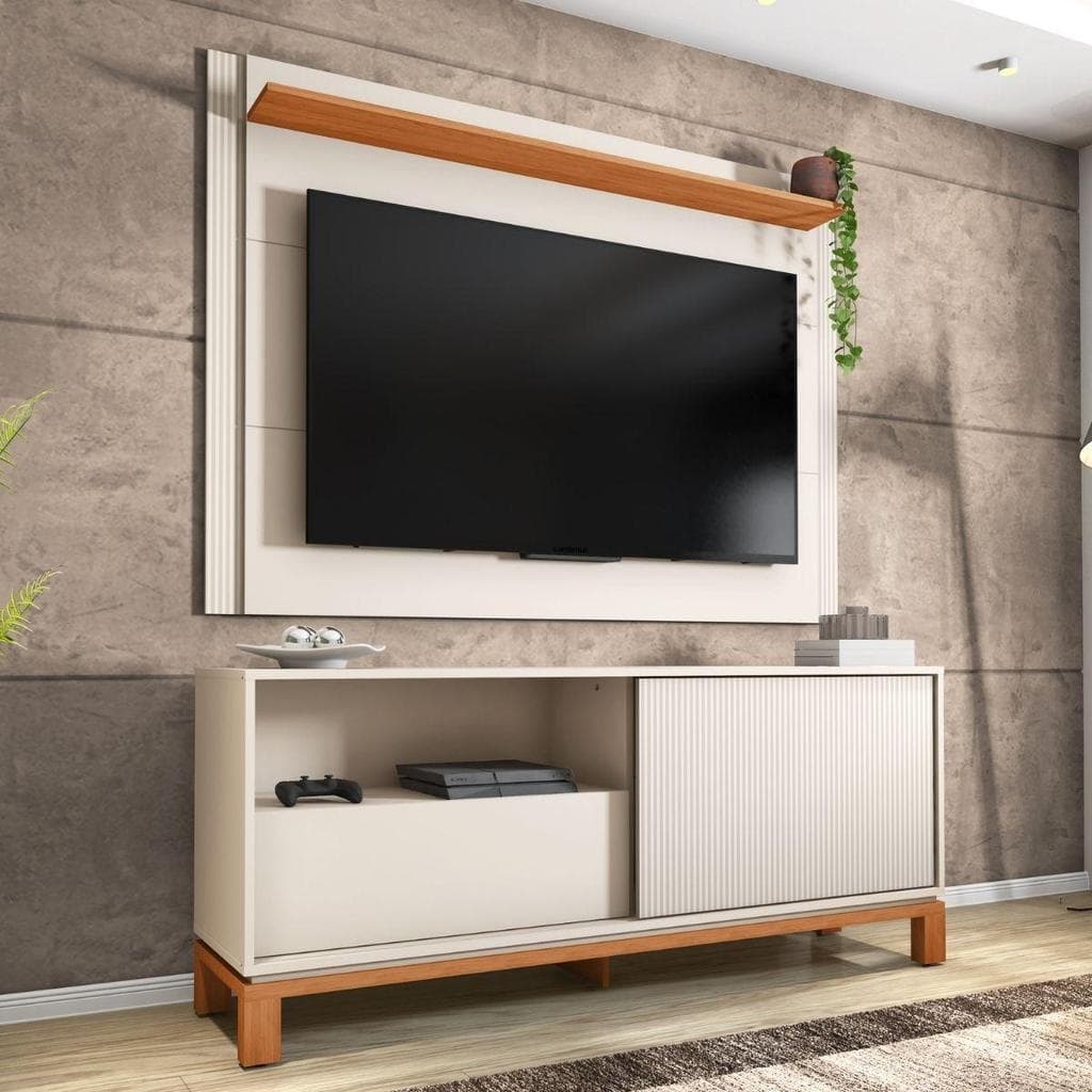 Bancada Charm Mondrian 1.5 + Painel Extensível Mondrian