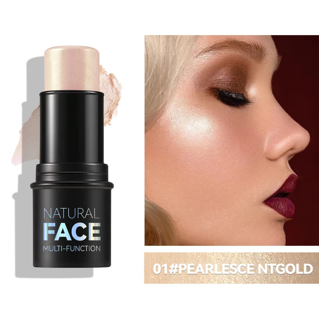 Sombra Iluminadora De Contorno Cintilante , Blush Tridimensional Para Maquiagem