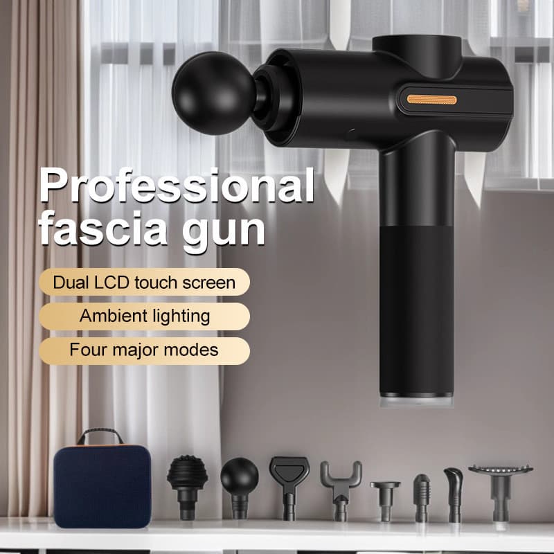 Mini pistola de fáscia massageador muscular elétrico de grau profissional massagem massageadora inteligente