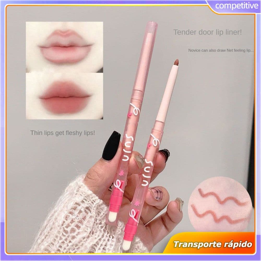 Delineador Labial à Prova D'Água SUJN, Delineador Labial Nude à Prova D'Água, Delineador Labial Com Efeito