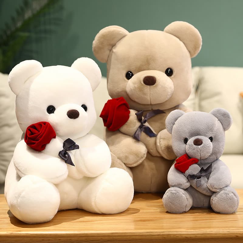 LumiTots Venda Quente Urso Influencer Produto Rosa Urso Brinquedo de Pelúcia Urso de Pelúcia Presente de Dia dos Namorad