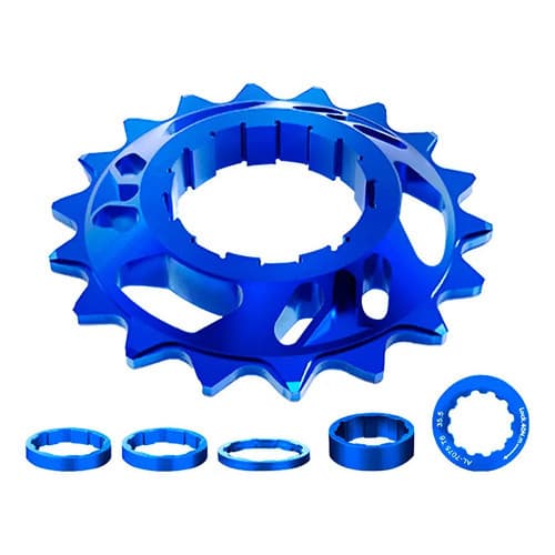 Catraca K7 Aluminio 18d Tanke P/ Bike Mtb 7-12 Velocidades Azul
