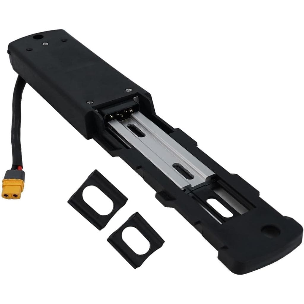Base inferior da bateria de e-bike, suporte de montagem de bateria de e-bike de 5 pinos, suporte de bateria de bicicleta