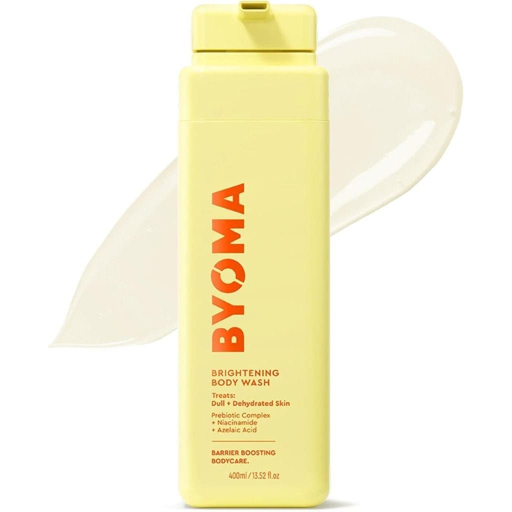 Gel de Banho Iluminador BYOMA (400ml) Trata a Pele Opaca e Desidratada, Equilibra e Repara a Barreira Cutânea com Niacin