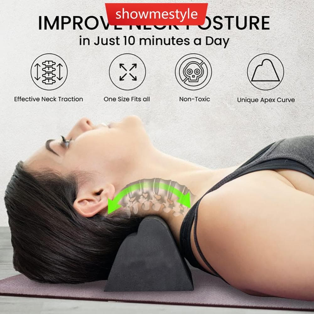 SMS Ajustável Eva Ombro Massageador Pescoço E Lombar Alongamento Arco Cervical Ortopédico Massagem Travesseiro D3P4