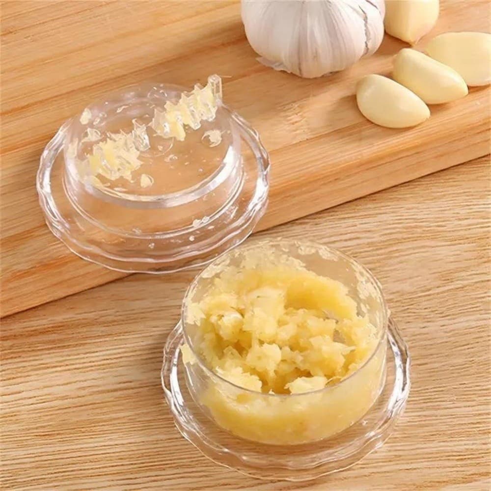 Ação De Torção Para Prensa De Alho , Plástico Transparente 8cm Ervas , Cebolas , Nozes