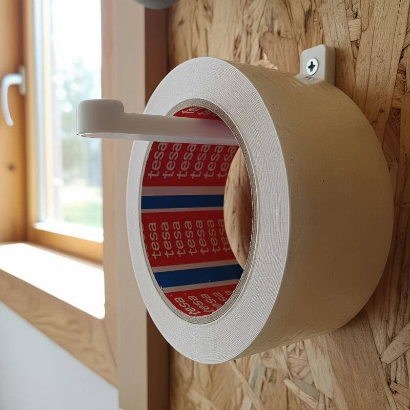 [Well HOME] 7 Peças Suporte De Fita Minimalista Montado Na Parede Curvado Antiderrapante Organizador De Economia De Espa