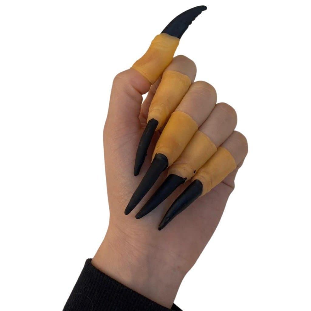 Pacote Com 10 Dedos De Bruxa Halloween