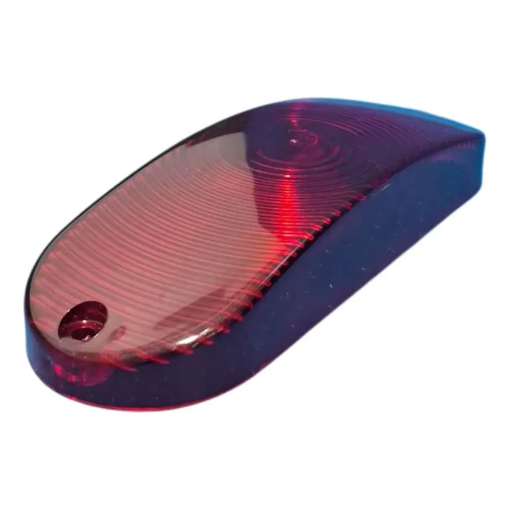 Lente Para Lanterna Pisca Retro Case 580l 580 Vermelho Rubi