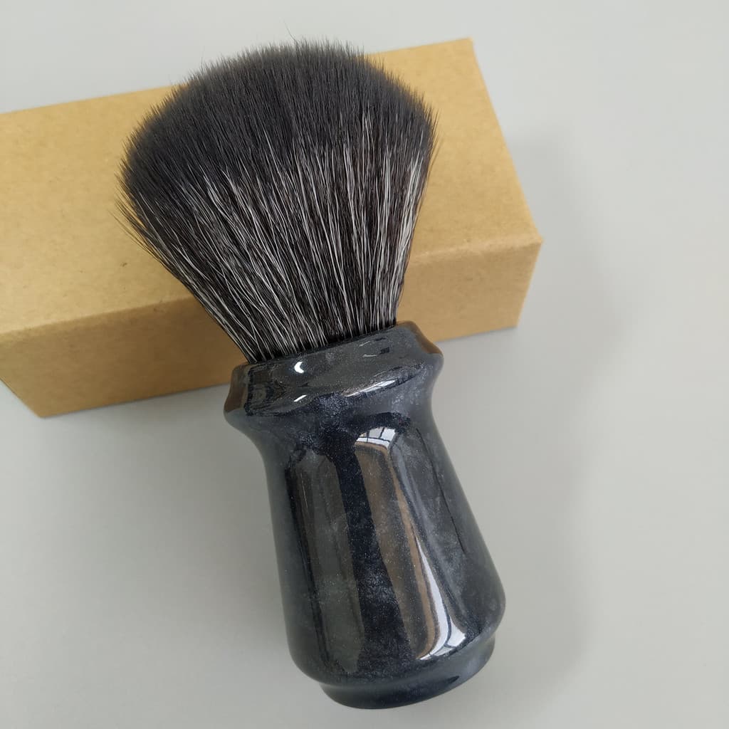 Disa Men's Moyuan Qianlong HD Escova de barbear macia de alta elasticidade para barba Escova de espuma de sabão de barbe