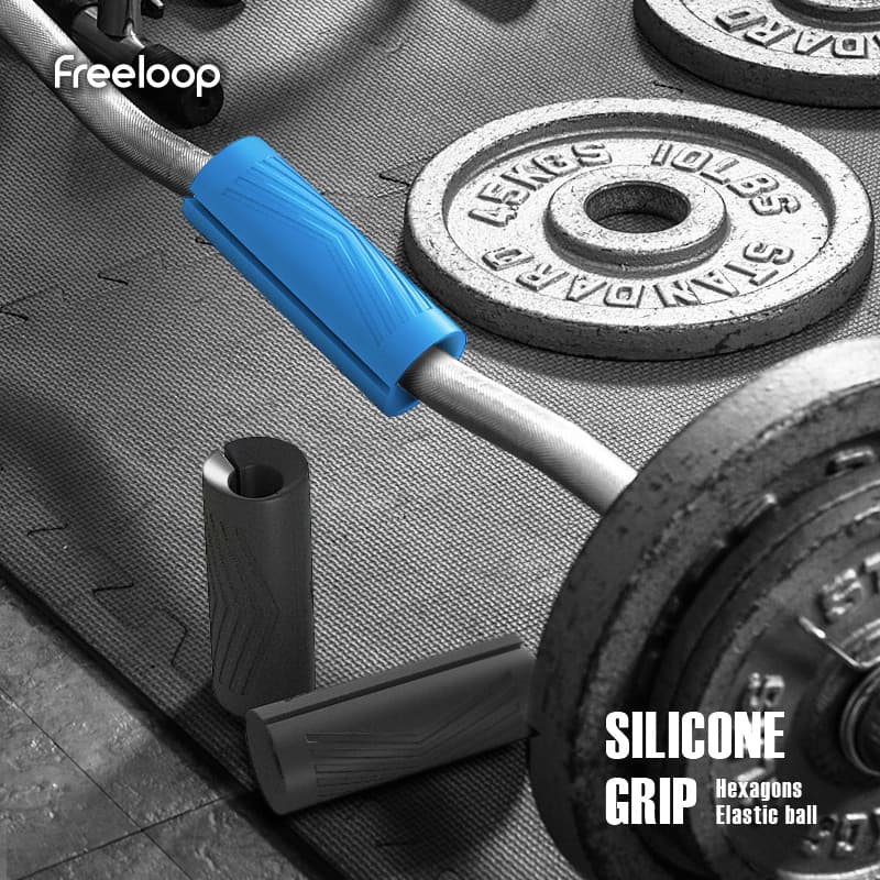 Freeloop Silicone haltere aperto barra grosso aperto capa negrito equipamentos de ginástica haste mecânica treinamento b