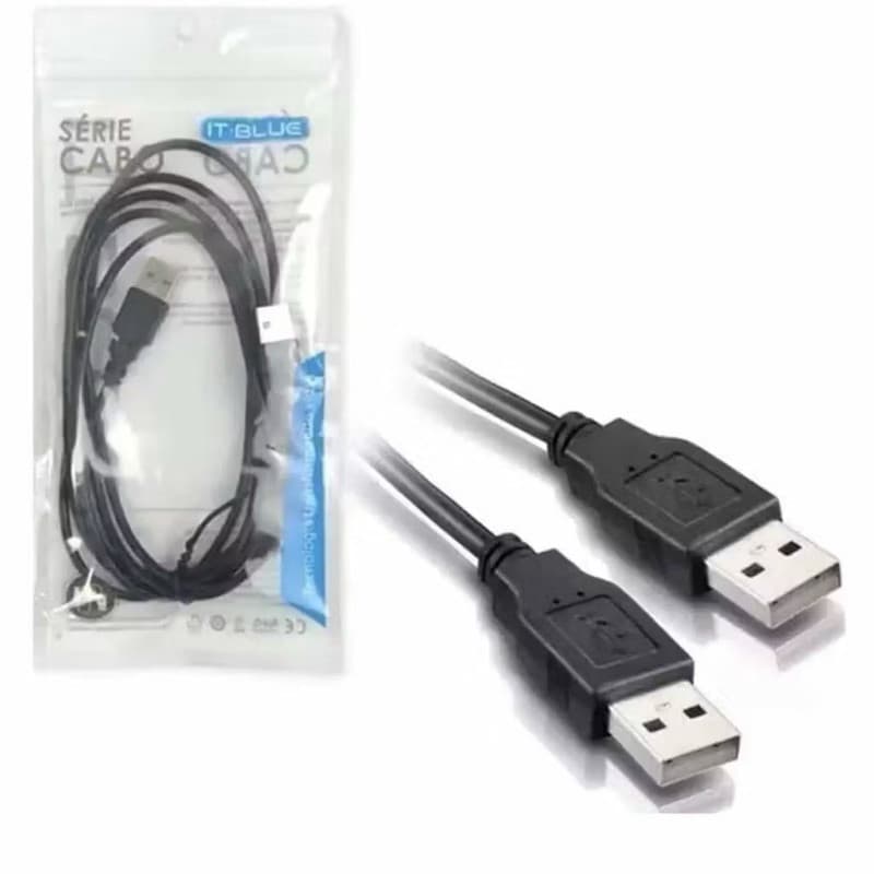 Cabo USB Extensor USB Macho x USB Macho 2.0 Pc Note Resistente 1.5m