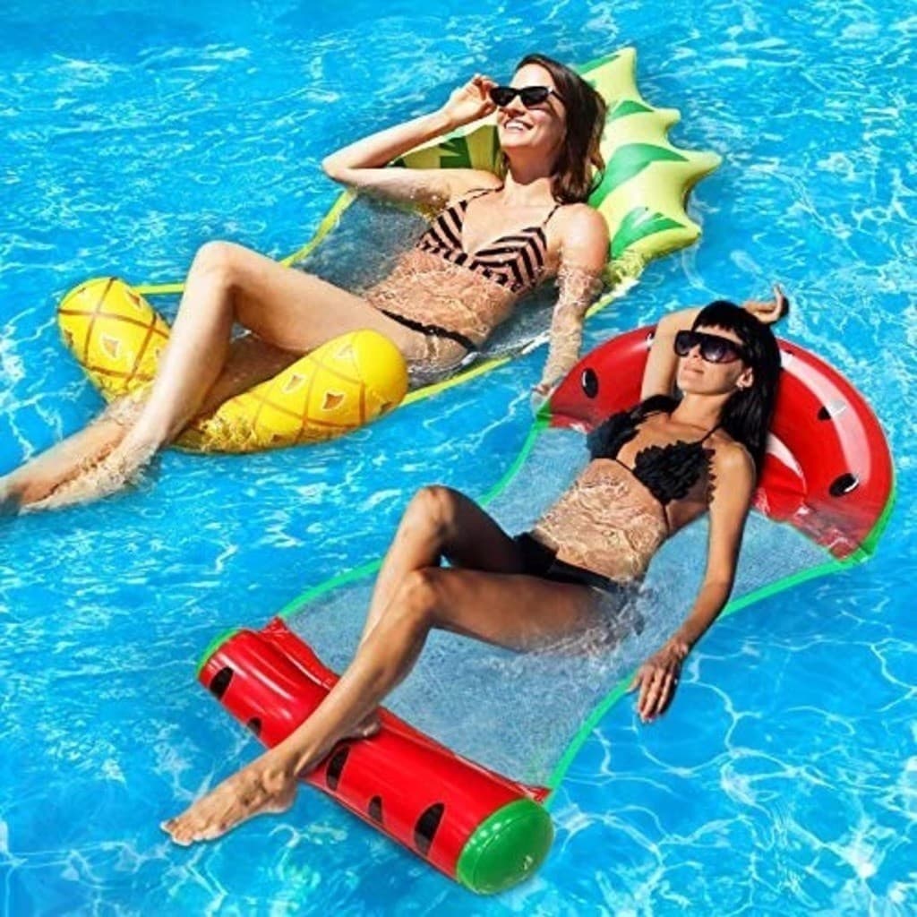 Boia Inflável Estilo Rede para Piscina – Conforto e Relaxamento na Água