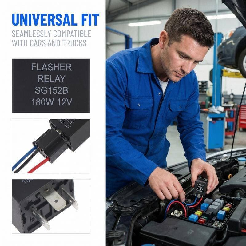 [Dhiint] Relé Pisca-De Carro Automotivo Para Luzes De Sinalização LED Plug and Play Soet Solução De Hiper Flash De Sinal