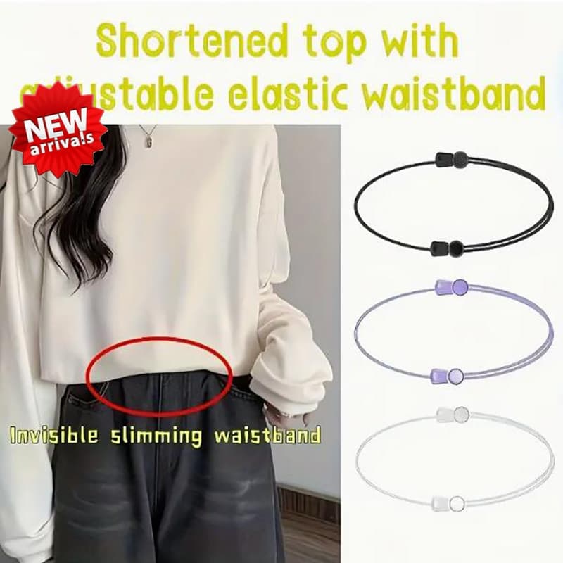 < YP > 3 Pçs Camisa Tuck Banda Feminina Ferramenta Ajustável Para Camisola Camisas Barriga Vazando Elástico Colheita Ban