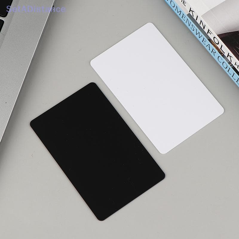 SetADistance 5/10Pcs NFC215 Bla Cartões Brancos Regraváveis NFC NT-AG215 De PVC Em Branco Fácil Conveniente Cartão De Vi