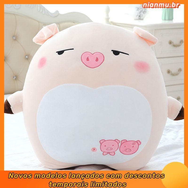 Porco boneca travesseiro boneca brinquedo de pelúcia travesseiro de dormir bonito Piggy longo travesseiro preguiçoso pre